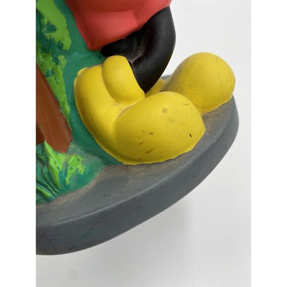 Vintage Disney Mickey Mouse & Mail Box Hard Plastic Coin Piggy Bank - Picture 7 of 8